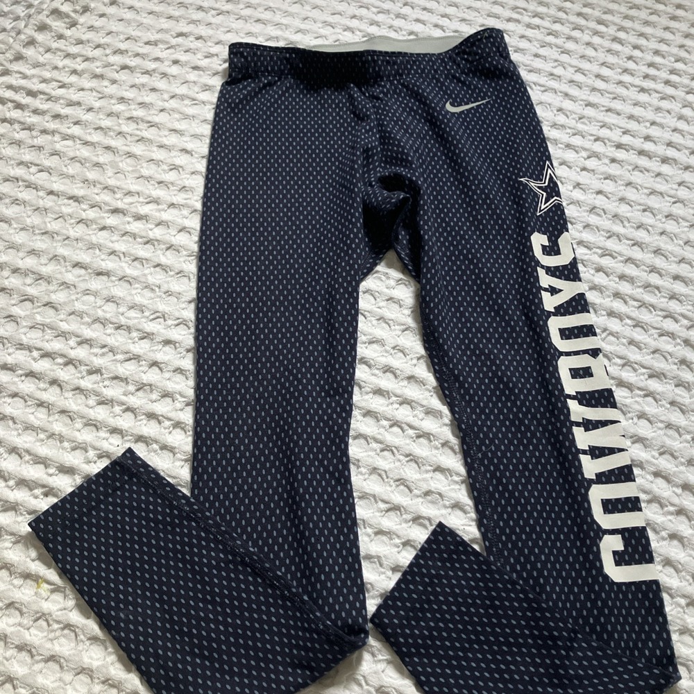 Nike Womens Dallas Cowboys Leggings Exercise Size S - Picture 3 of 8